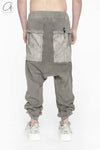 Boris Bidjan Saberi functional 8-point sports casual pants P18 series F0406C-HUIZONG gray brown